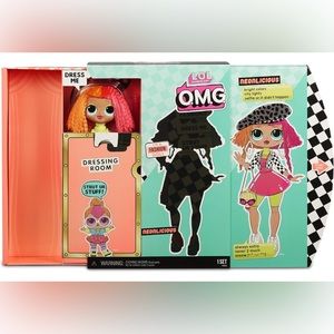 NIB L.O.L. Surprise! O.M.G. Neonlicious Fashion Doll w/ 20 Surprises • Series 1
